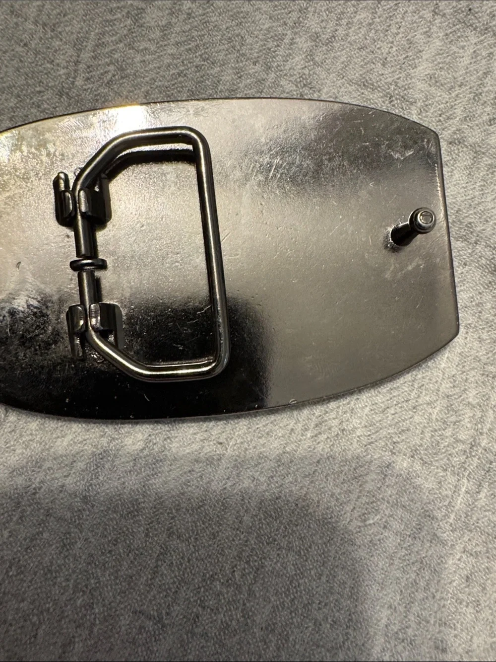 Men's Black Metal Eagle Belt Buckle - Unbranded